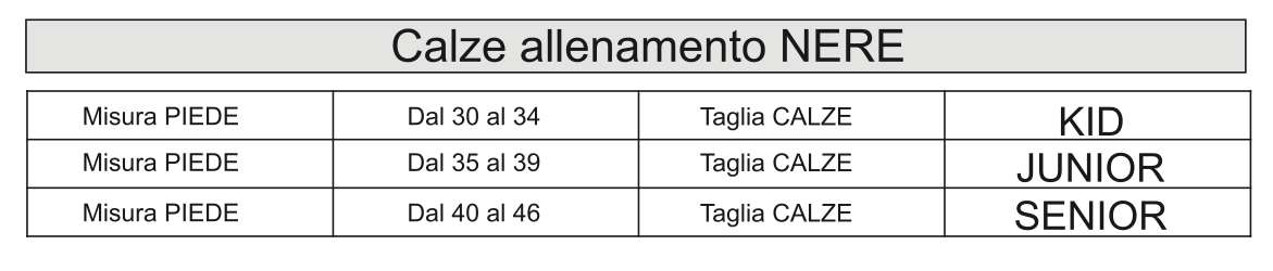 CALZETTONI ALLENAMENTO